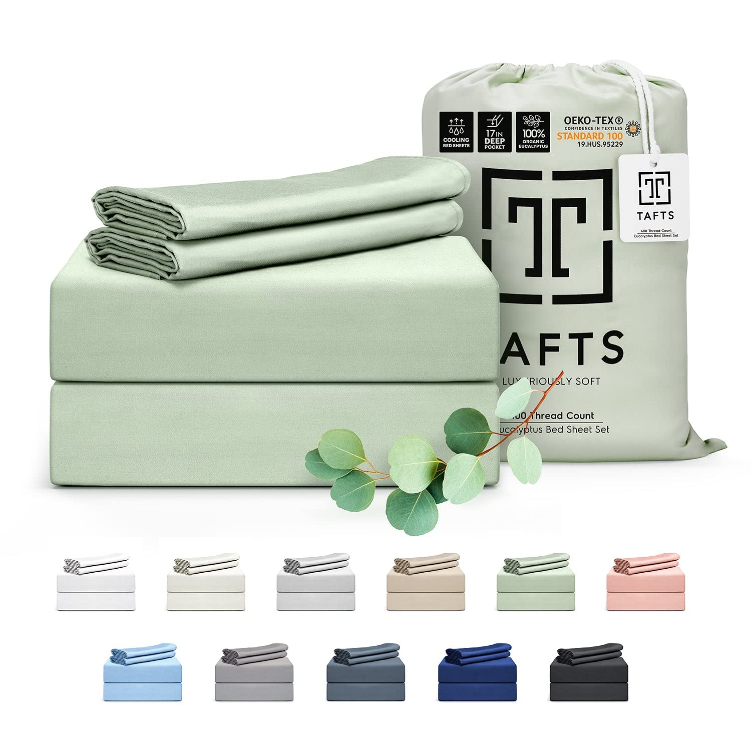 Buy Tafts Eucalyptus Sheets King Size Bed Sheets 100 Eucalyptus