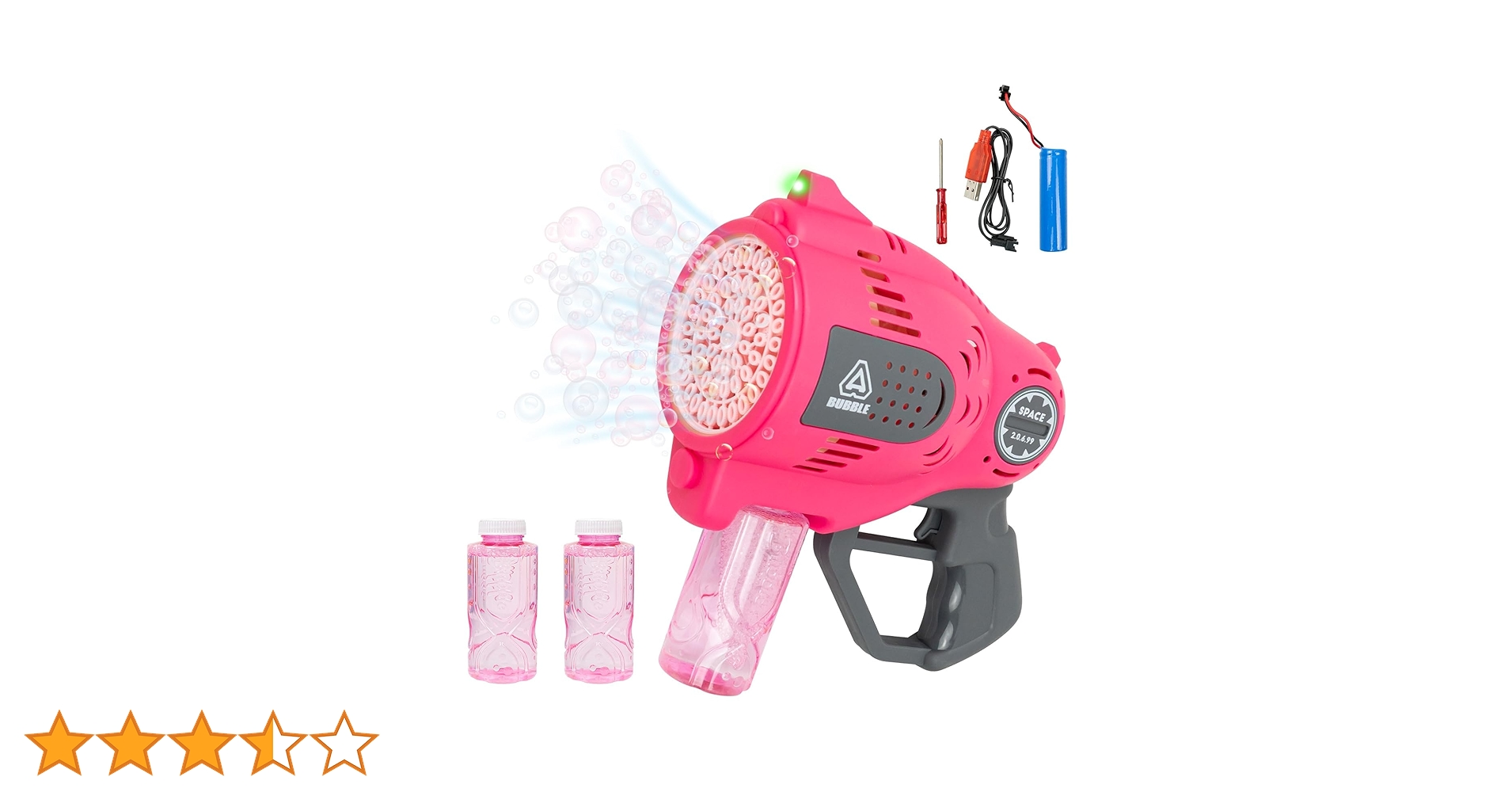 Amazon | Tubasaya シャボン玉 電動 57個吹出し口 バブル