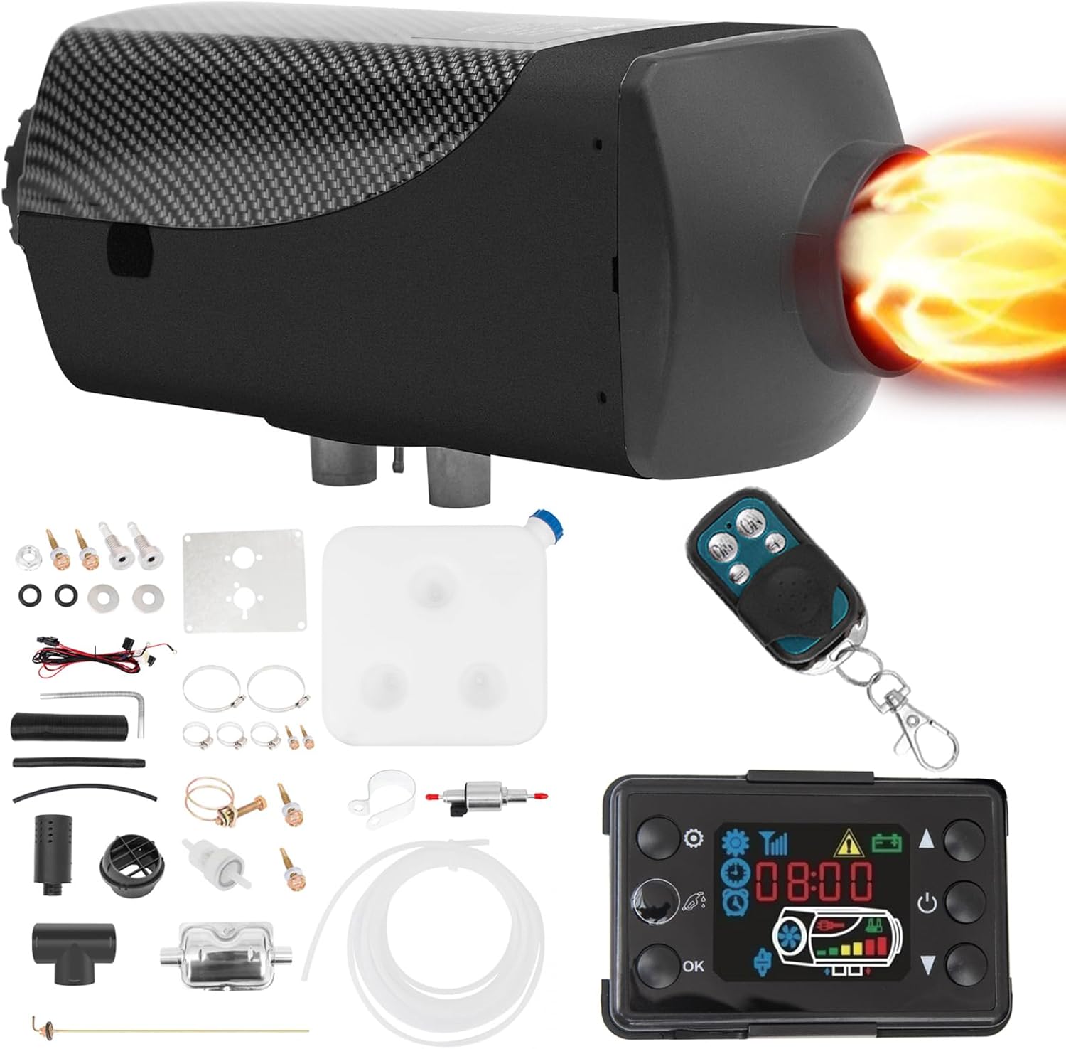 EVGTTI 12V 5KW8KW Air Diesel Heater Parking Heater Diesel Night Heater