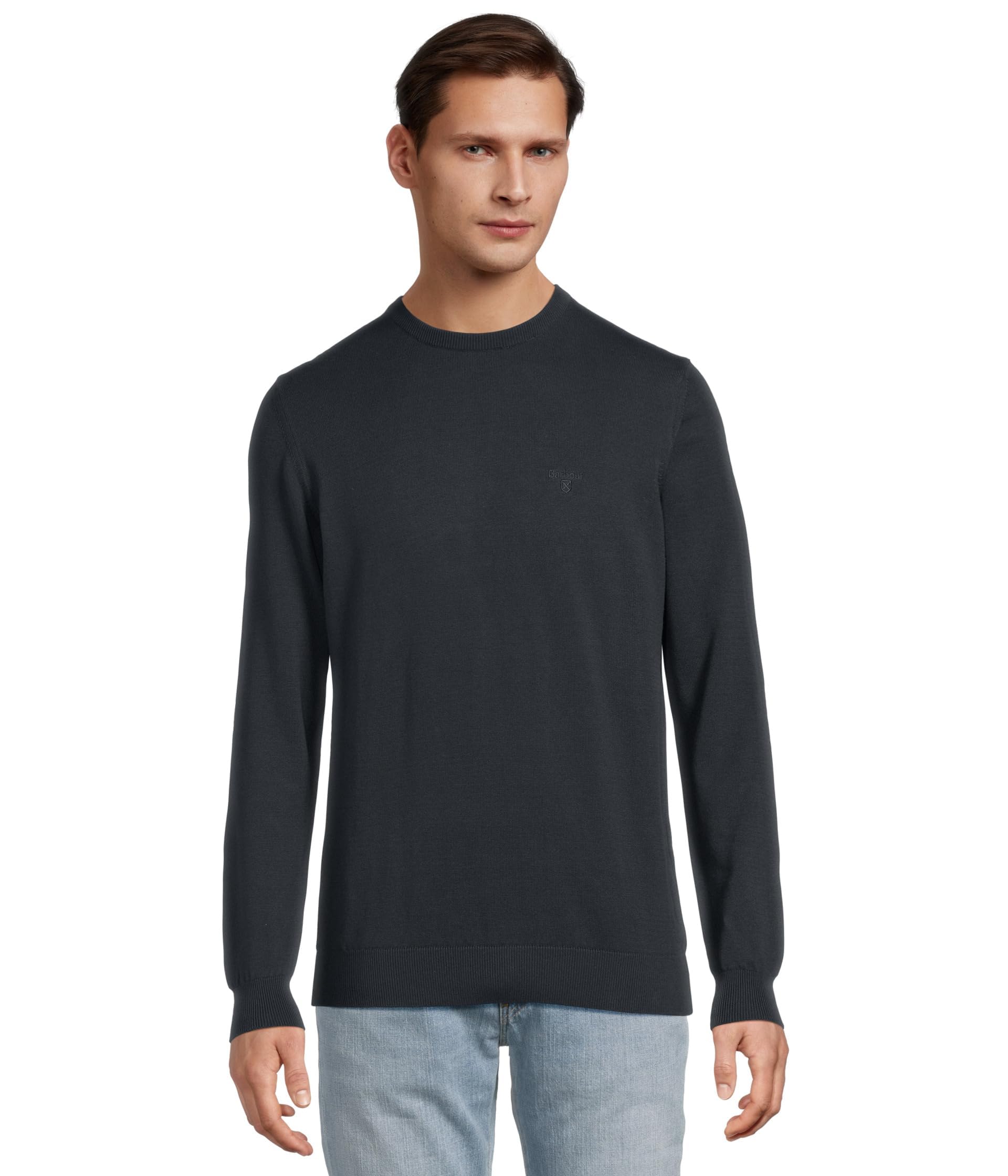 Barbour Mens Crew Neck Sweater - Navy NY91 - XL