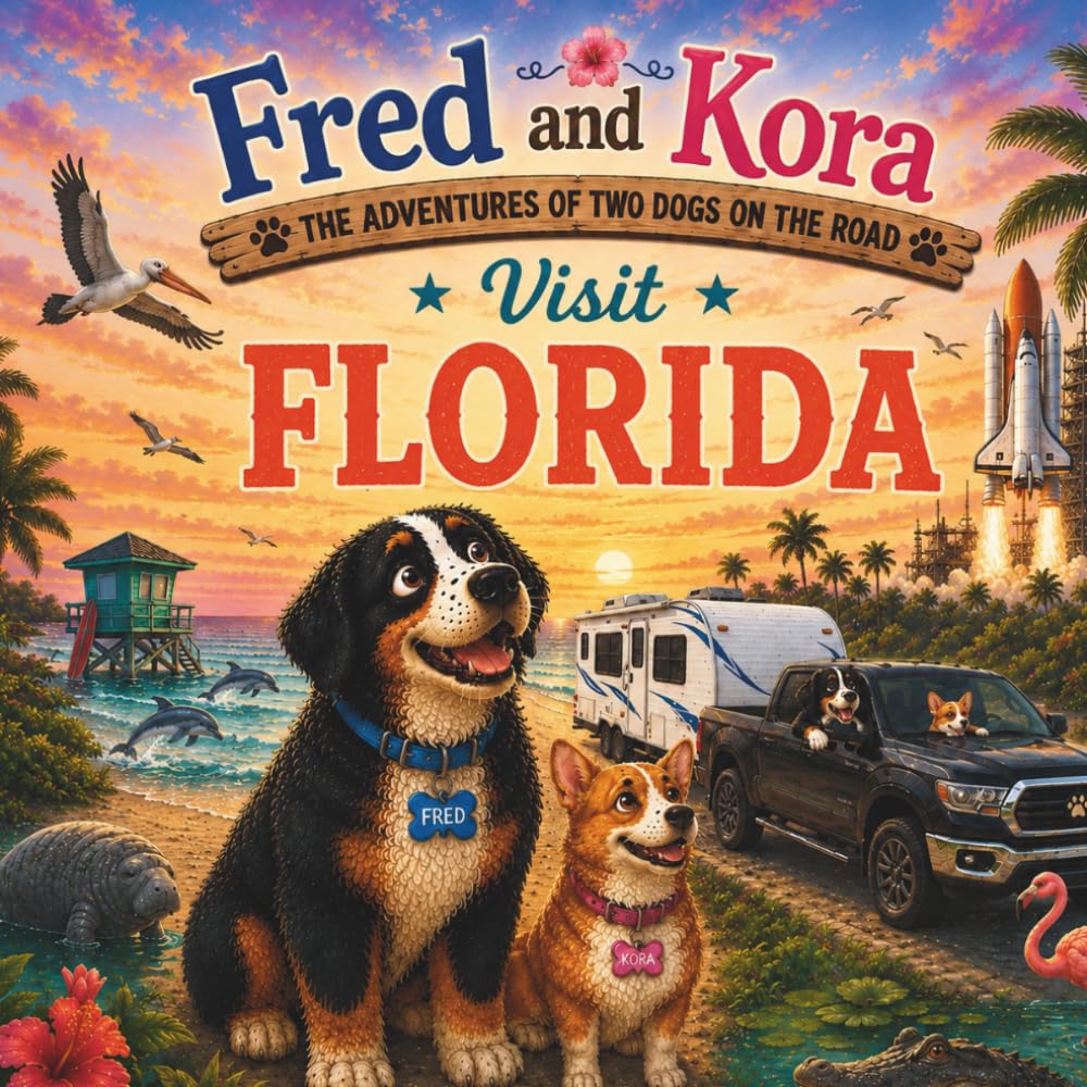 Fred & Kora Visit Florida: Two real dogs. One unforgettable adventure. (Fred & Kora Explore America)