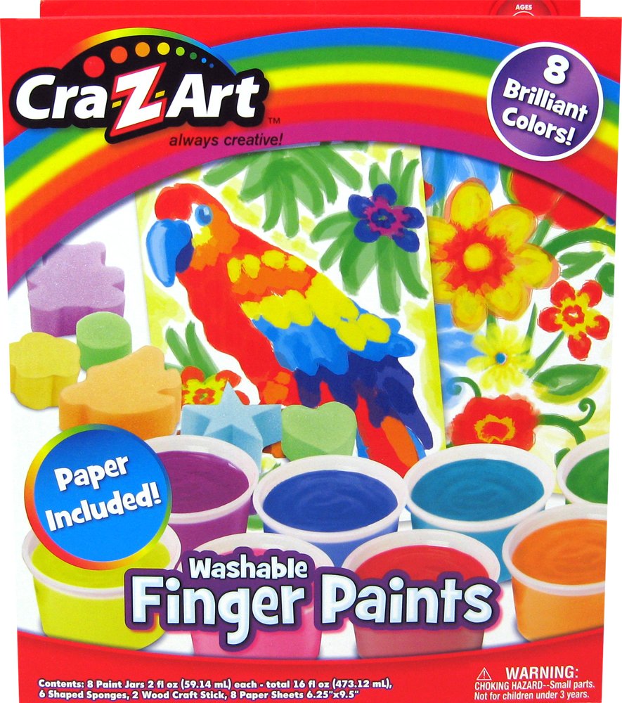 Cra-Z-ArtFinger Paints (12406),Assorted
