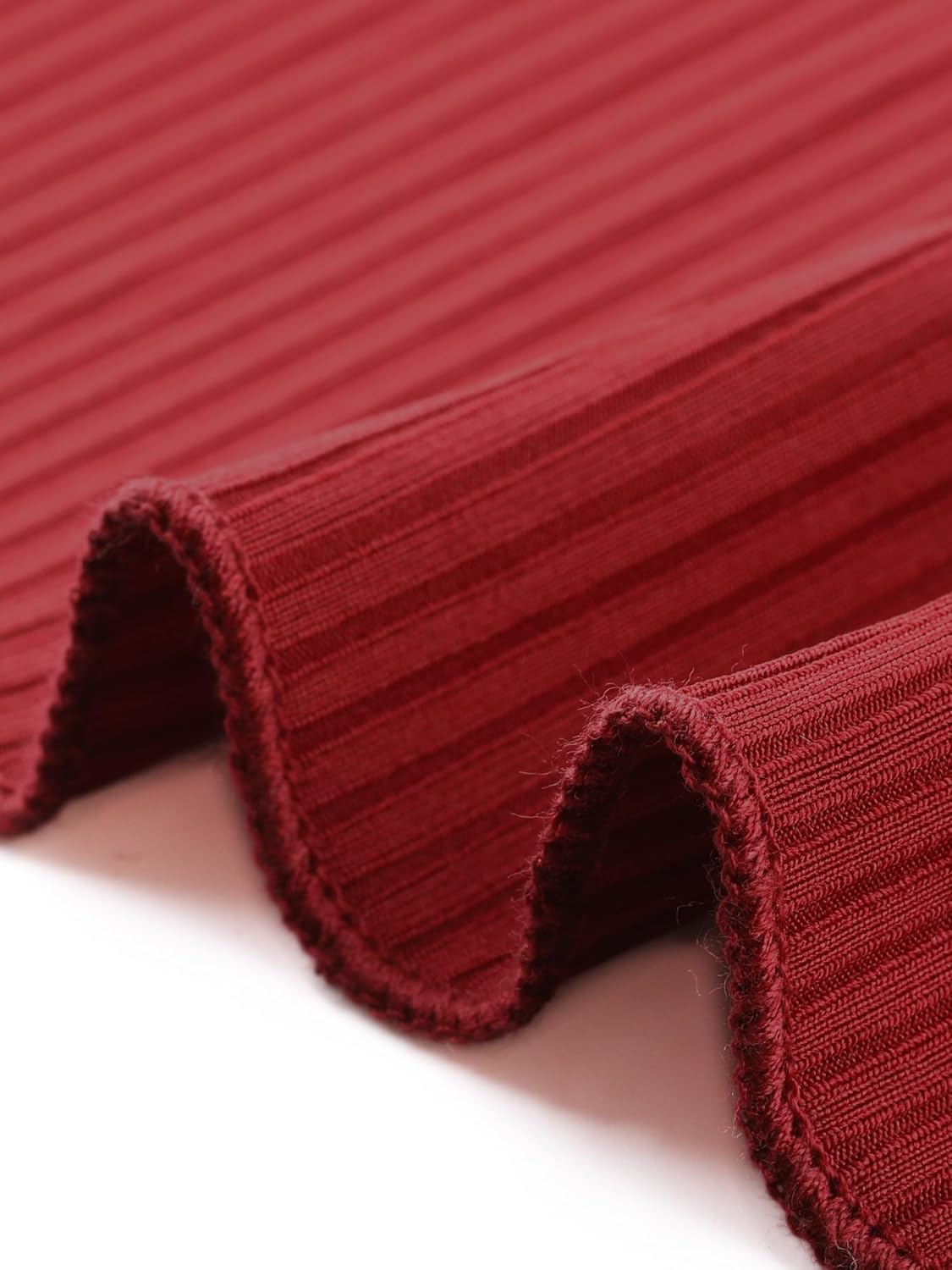 Allegra K Women's Square Neck Sweater Dress Fall Lace Up Bell Long Sleeve Casual A-Line Midi Dresses - Image 5