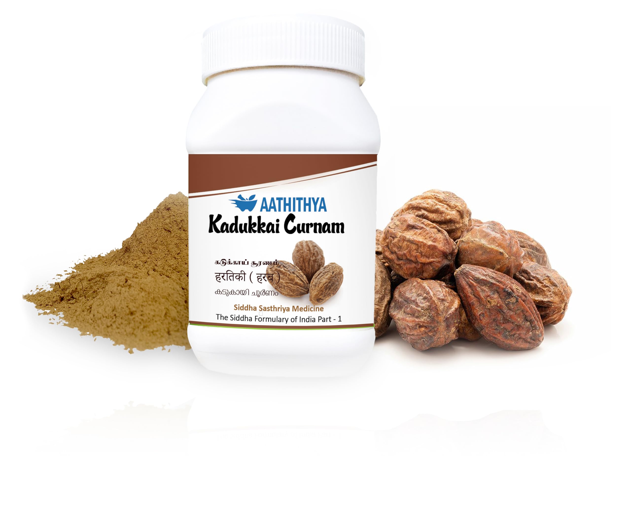 Aathithya herbal Kadukkai curnam Non-Detoxified 50 gram(Pack of 4)