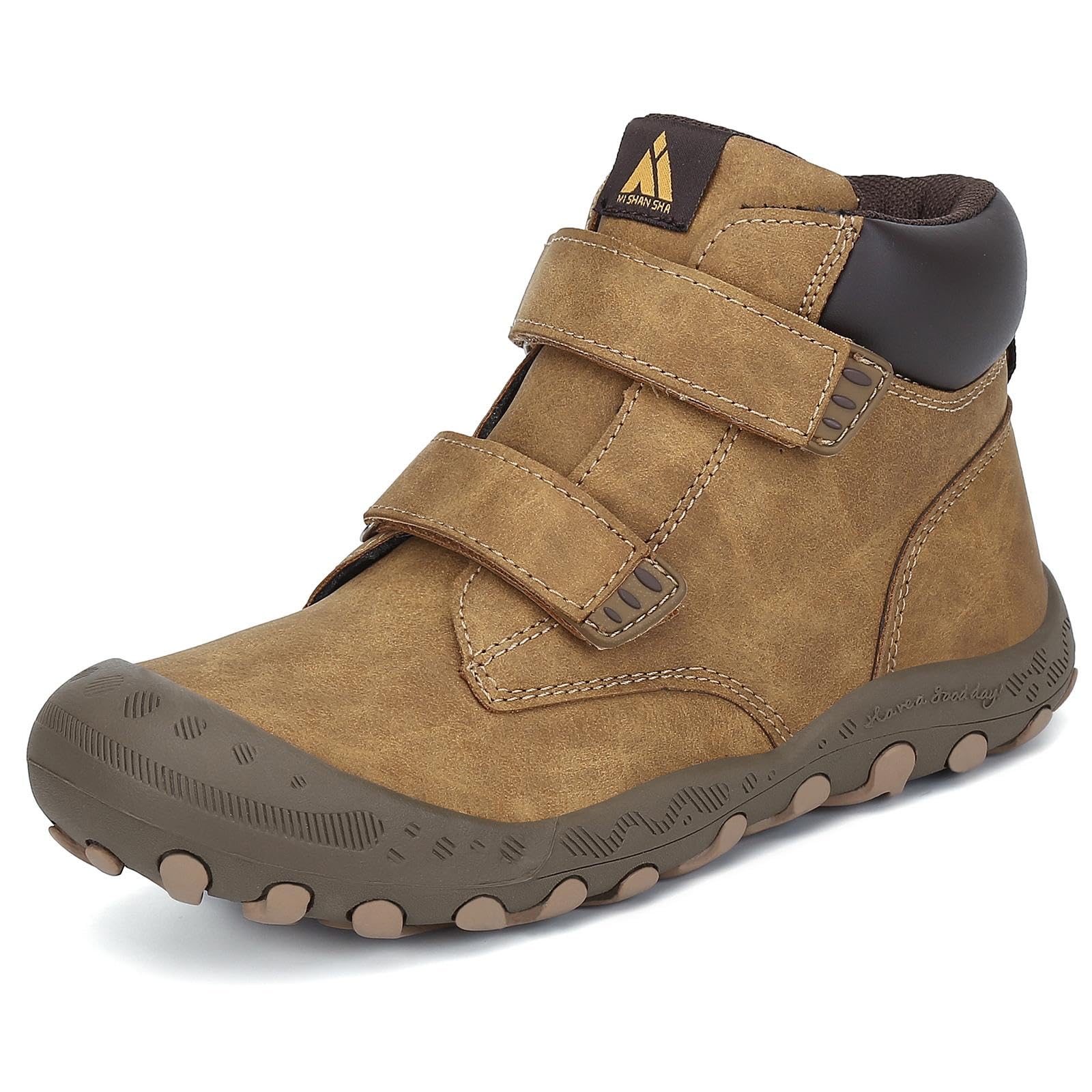 Mishansha Kinderen trekkingschoenen jongens wandelschoenen outdoor antislip meisjes sneakers vrije tijd schoenen voor sport hiking wandelen bruin 26 EU, bruin, 26 EU