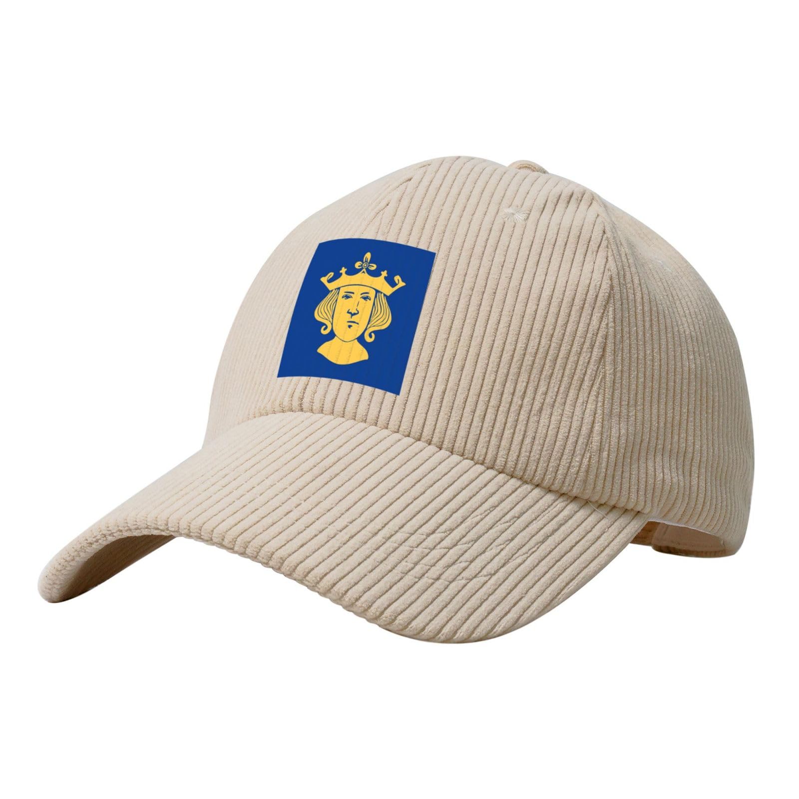 Flag of Stockholm (Alternative) Corduroy Baseball Cap Women