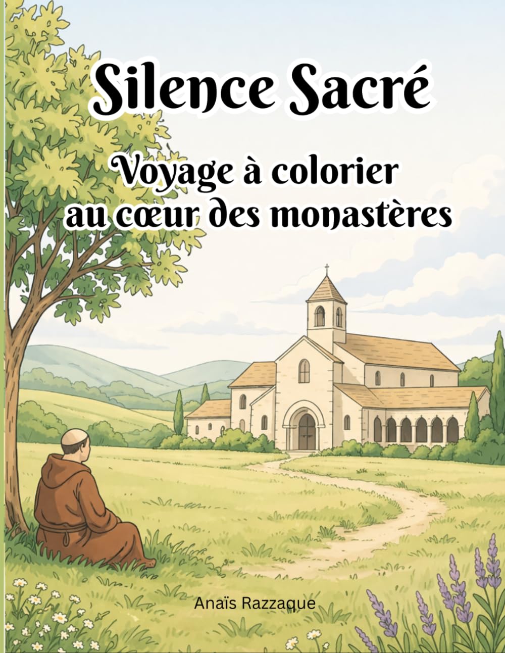 Silence Sacré: Voyage à colorier au cœur des monastères