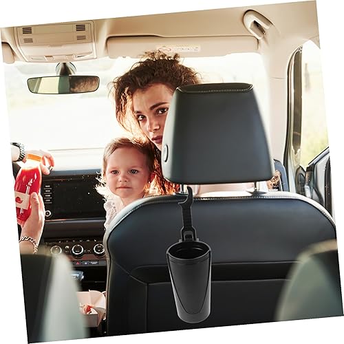 Miniatura 3 de STOBAZA Multifunctional Hanging Car Trash Can Headrest Mount Space-saving Organizer with Plastic for Vehicle Storage and Interior