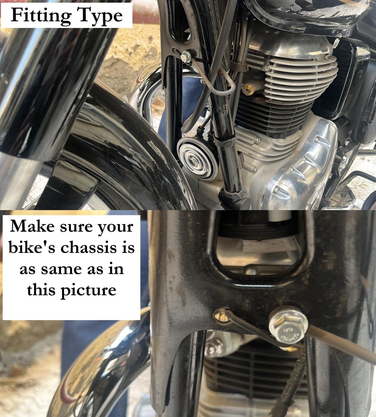 SGTB Leg Guard for Hunter 350 Enfield Bike 1