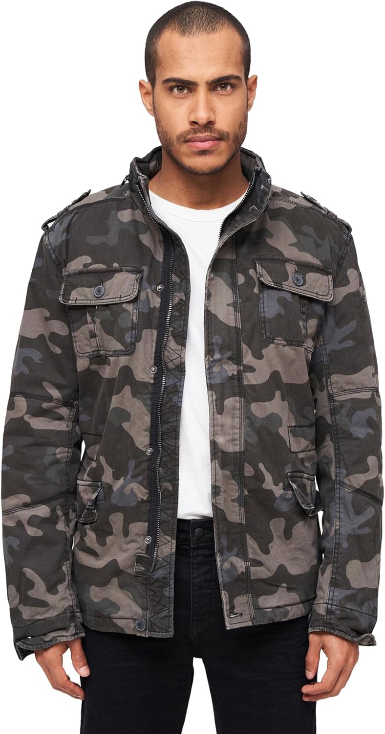 Brandit Men Sherpa-lined Cold-weather Casual Outdoor Classic Field Jacket