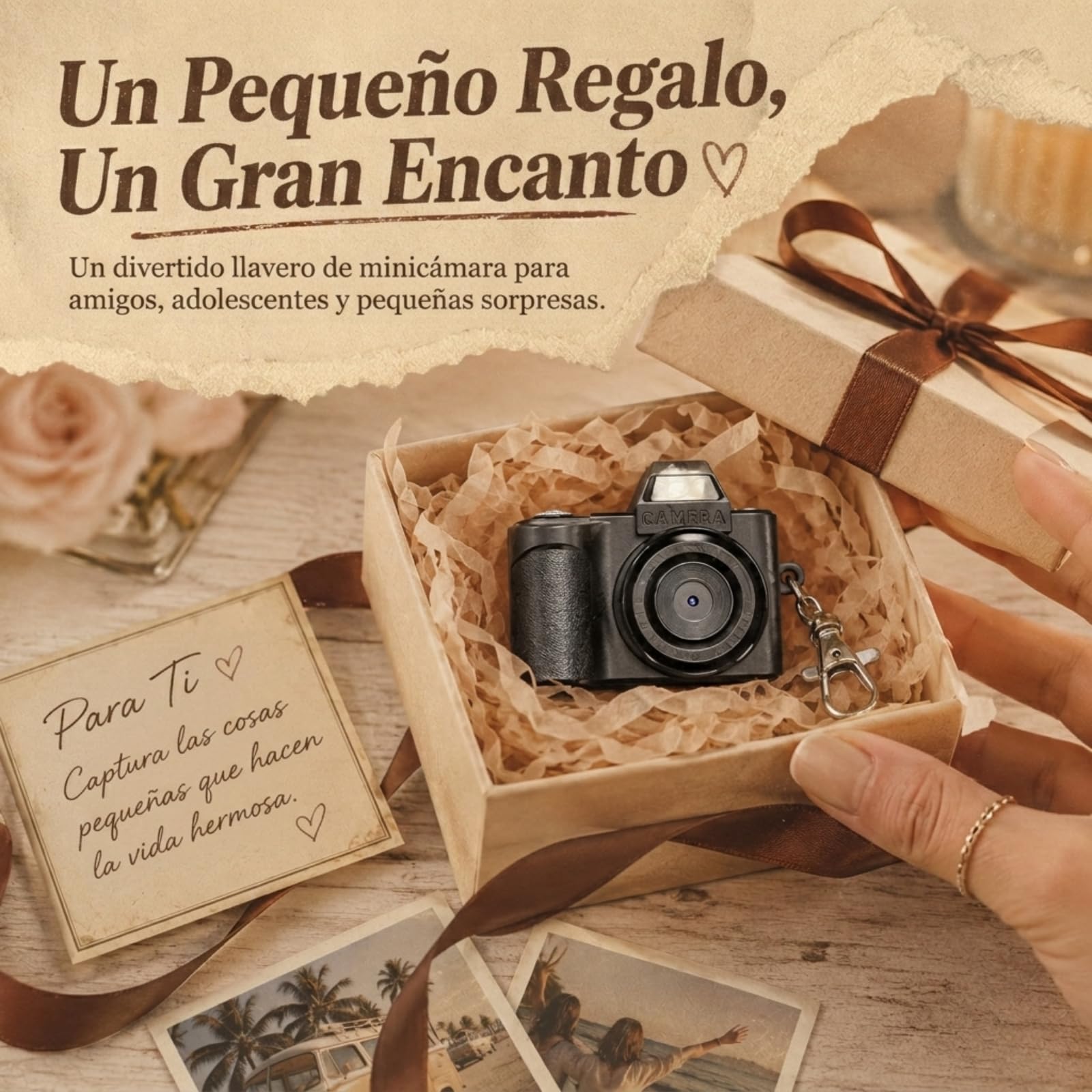 Mini Camara Digital - Maxmango 1.3'' 1080P Mini Camara de Fotos Portátil con 64 GB, Videocámara de Bolsillo para Viajes, Vlogs y Entretenimiento (Negra)