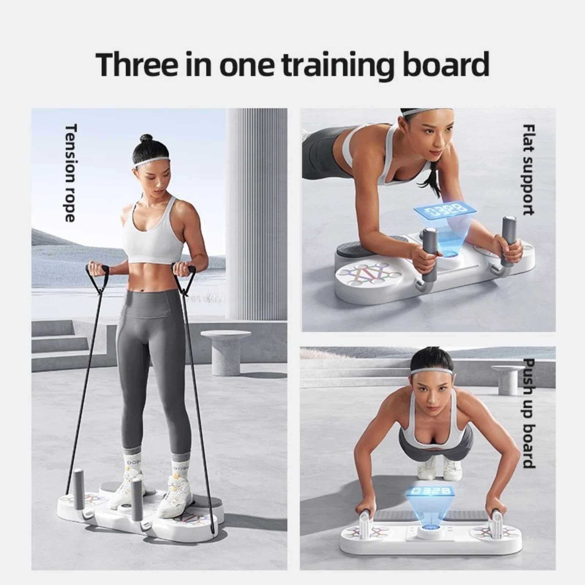 Push Up Board System per uomini e donne – Multifunzione allenamento muscolare per petto, braccia, schiena e core – bruciare i grassi e costruire muscoli a casa