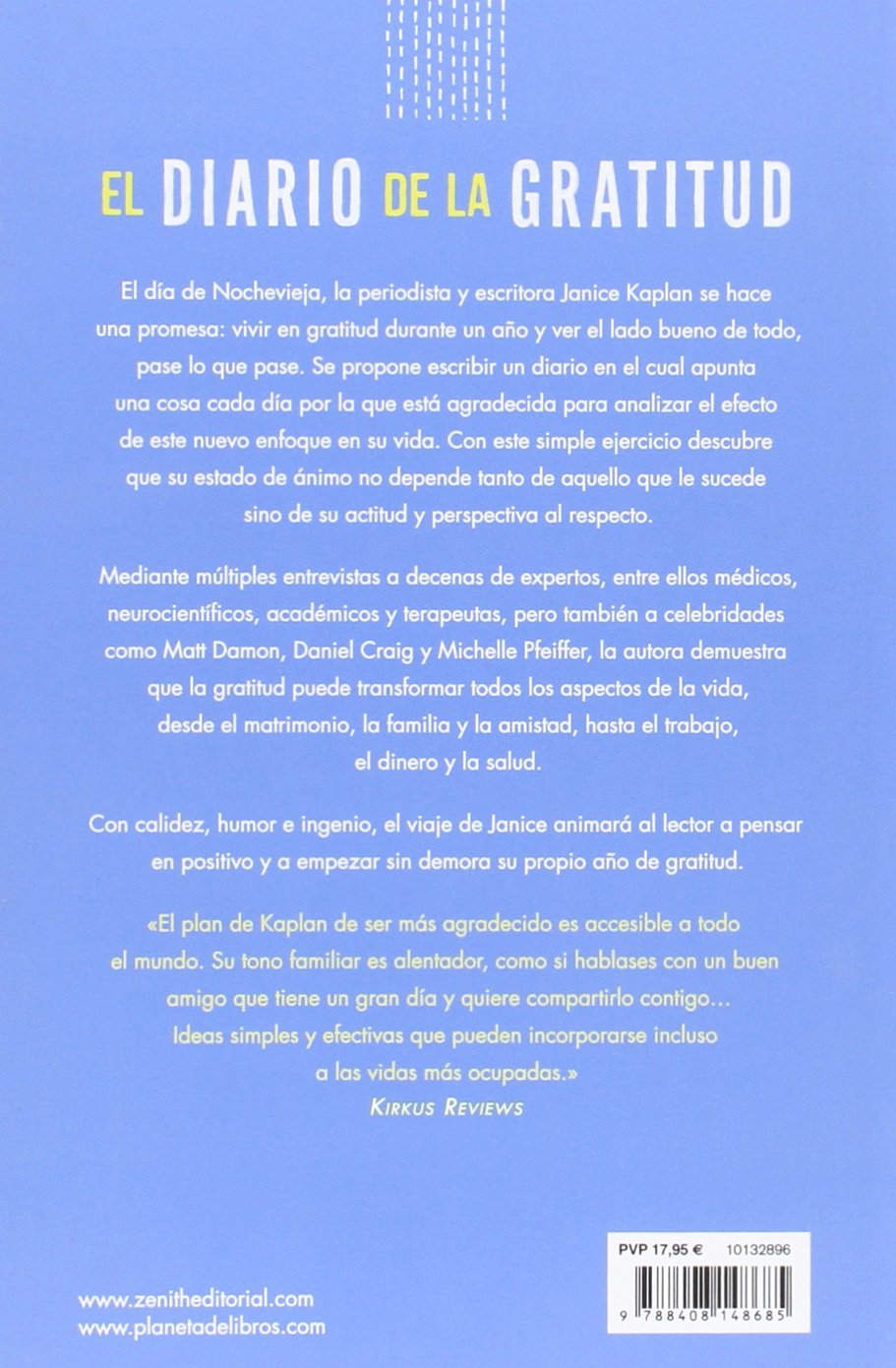 El diario de la gratitud: Cómo un año de pensamiento positivo transformó mi vida (Autoayuda y superación)