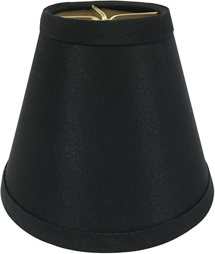 Miniatura 1 de Royal Designs, Inc. Lámpara de araña de tapa dura, pantalla básica, color negrodorado, 3 x 6 x 5