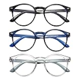 Kids Blue Light Blocking Glasses 3 Pack Kids Computer Reading Blue Light Blocking Glasses for Boys Girls Age 3-11
