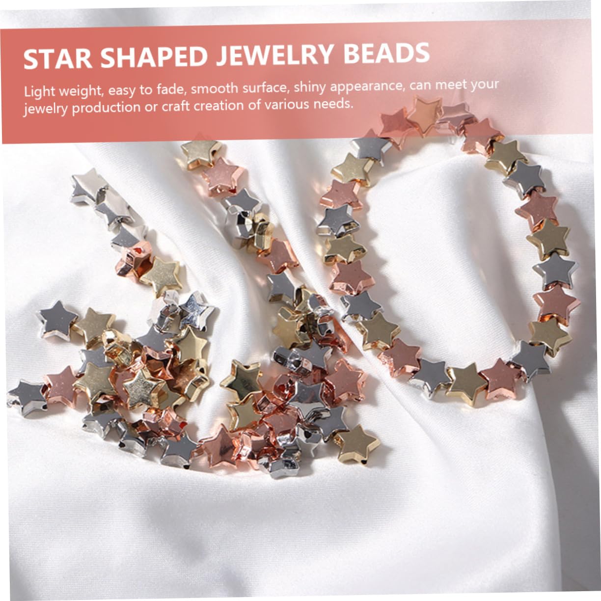 ARTIBETTER Abalorios Forma De Para Joyería Diy Para Collares Y Pulseras Para Manualidades Y Creaciones Artísticas 300 Piezas*5