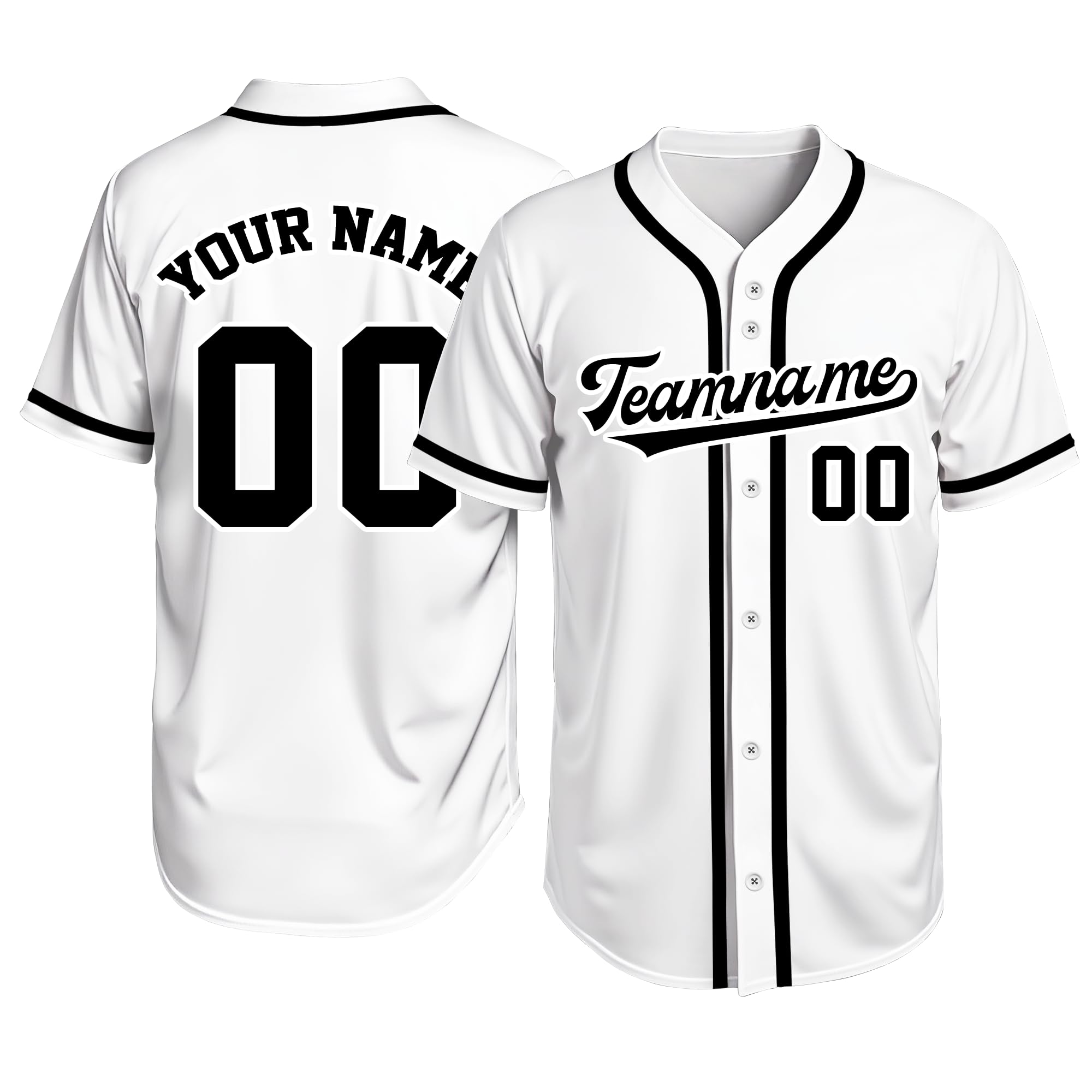 Custom Baseball Jersey Personalized Stitched or Printed Name Number Baseball Shirt Sports Uniform Gifts for Men Women Youth