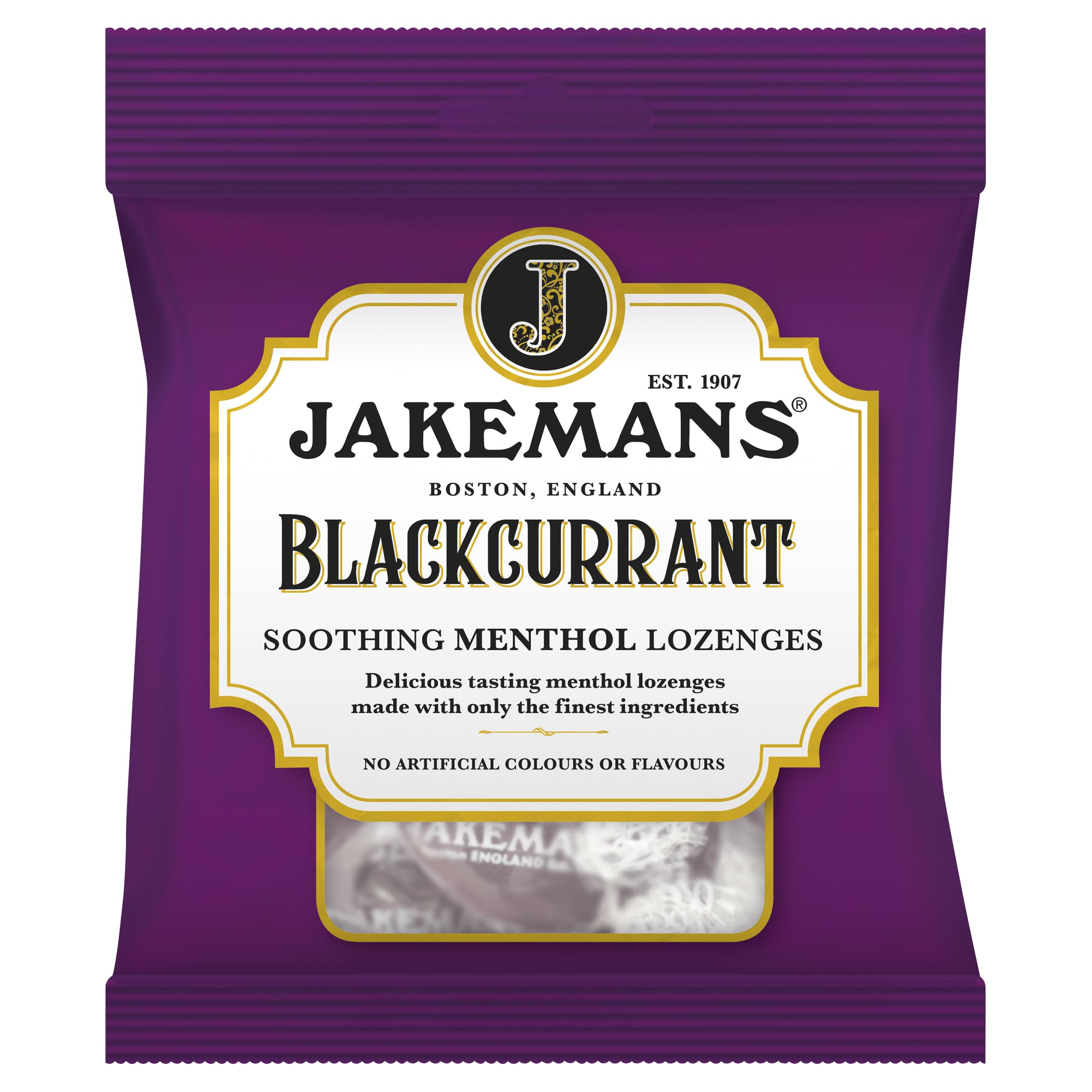 Jakemans Blackcurrant Soothing Menthol Lozenges - 73g
