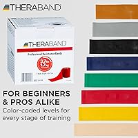 Vista 7 de THERABAND Resistance Band, Special Heavy, 50-Yard Roll, Elastic Band for Exercise