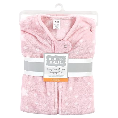 Miniatura 2 de Hudson Baby - Saco de dormir de felpa unisex para bebé, manta con mangas largas, diseño de cielo nocturno, 12-18 meses