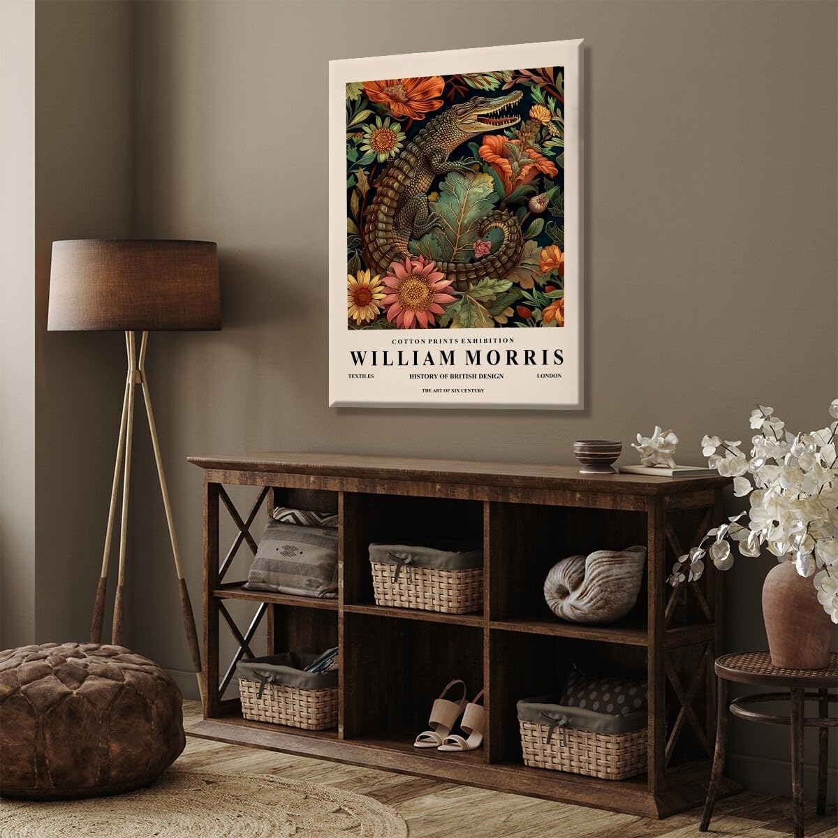 Amazon.com: Vintage William Morris Crocodile Poster Animal Wall