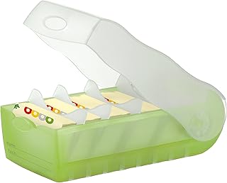 CROCO Lern-, Telefon-und Karteibox A8 (grün/trans./klar.)