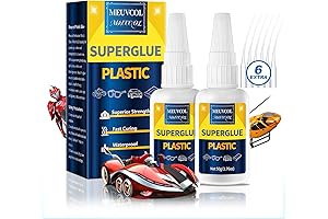 Super Glue for Plastic 100g: Legos, Model Kit, 3D Print, Cars