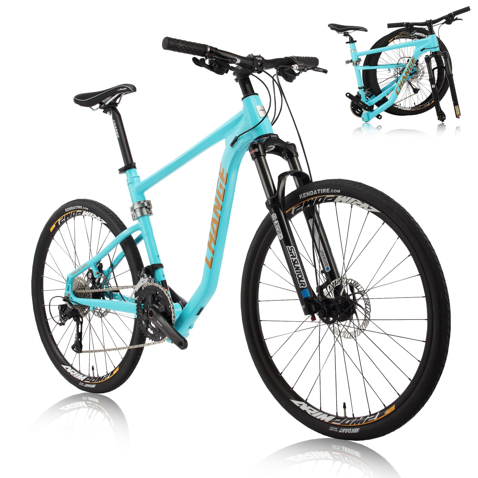 Amazon | 折りたたみ自転車 - CHANGE 27.5インチ 折りたたみバイク