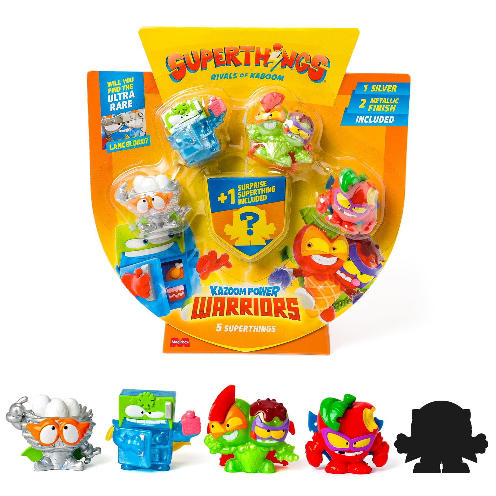 SUPERTHINGS KAZOOM Power Warriors – Pack de 5. Contiene 5 Superthings (Incluye 1 Figura Sorpresa y 1 capitán Plateado). Pack 3 de 6 — view 9