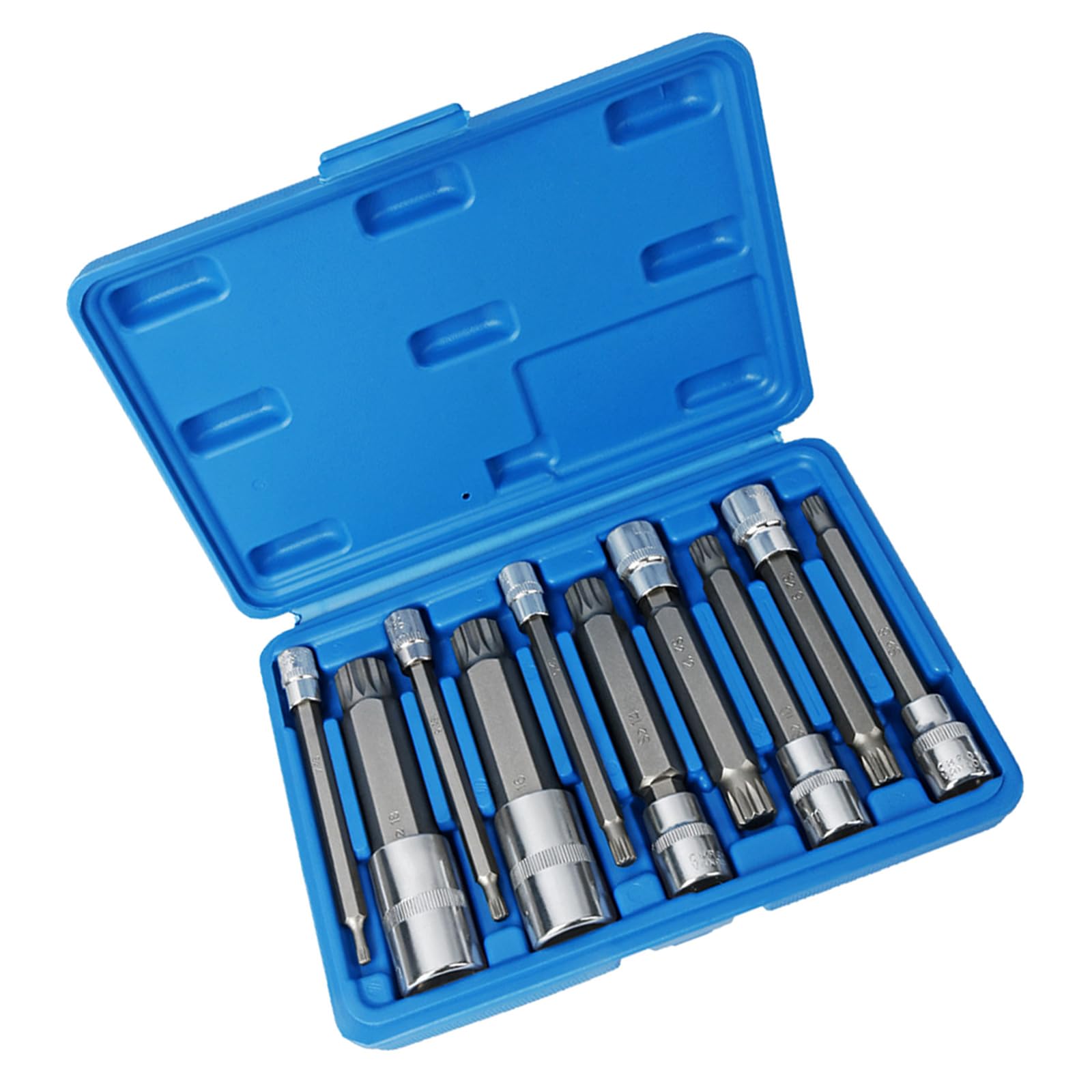 Strength Socket Wrench Set Extended Handle 12 Point Batches Head Socket for Automotive and Machinery Maintenance Quick Wrench