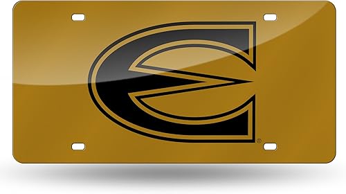 Miniatura 834 de Rico Industries Placa de matrícula de metal con incrustaciones láser de Florida Gators de la NCAA plateado,Alternativo,Negro -,Negro/Plata,Azul,azul