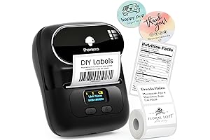 Phomemo M110 Label Maker for Small Business with Bluetooth No Ink Printing