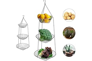 Hanging Plant Tray: Tiered Storage for Plants and Produce