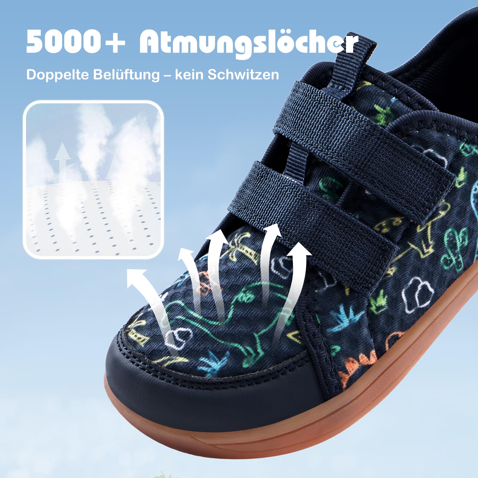 IceUnicorn Barfußschuhe Kinder Breite Minimalistische Aquaschuhe Traillaufschuhe