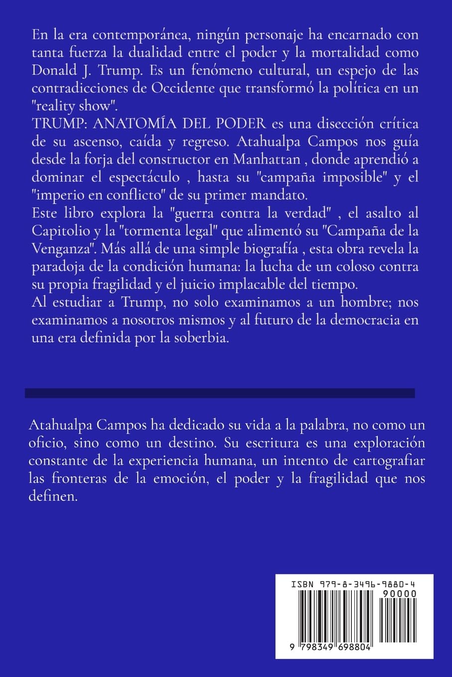 Trump: ANATOMÍA DEL PODER Del imperio inmobiliario a la tormenta legal