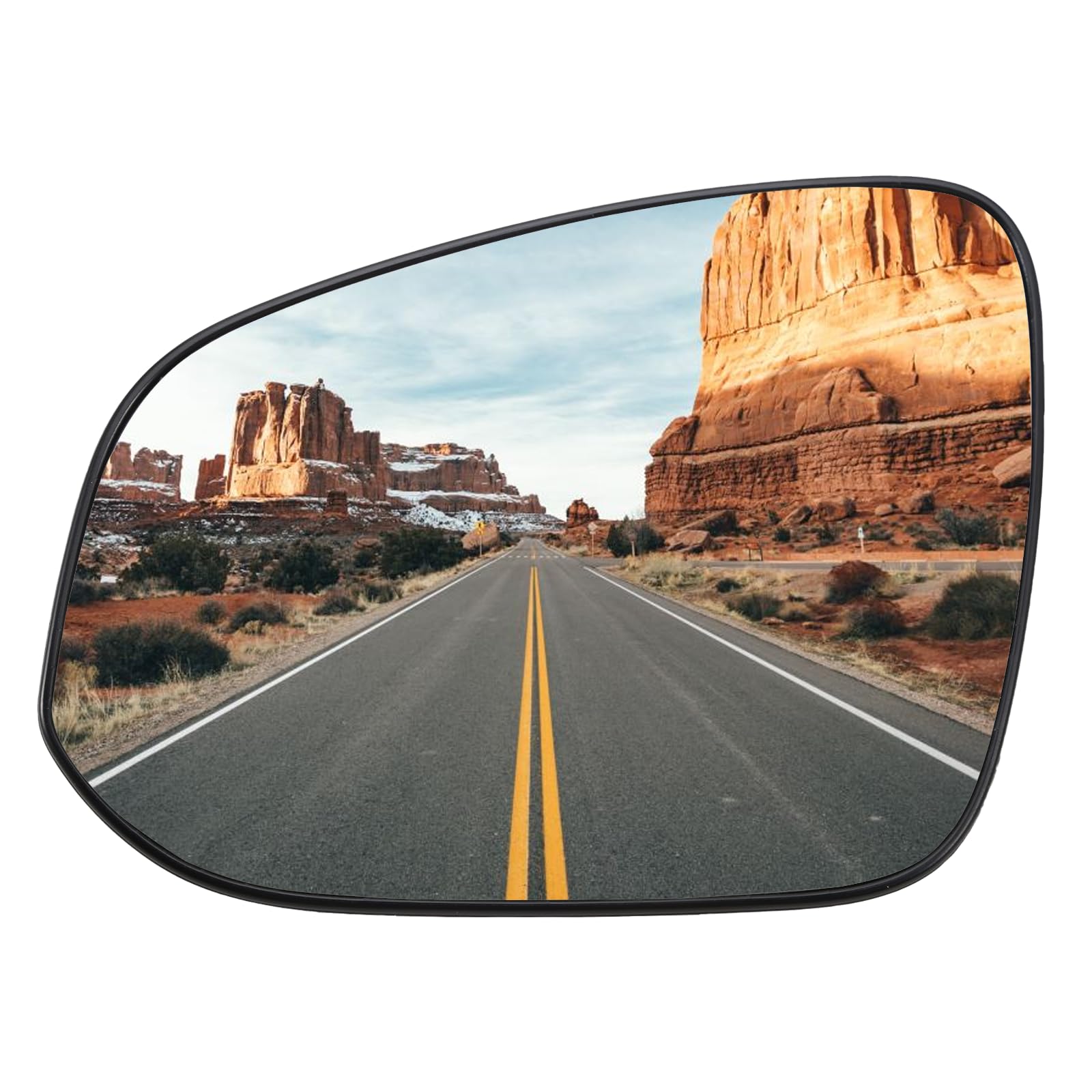 LOIYLLEN Driver Side Mirror Replacement for Toyota Highlander 2014 2015 2016 2017 2018 2019 - Left Side Mirror Glass, Rear View Mirrors Glass with