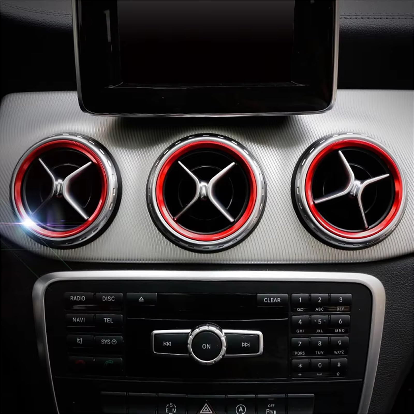 Compatible Con Benz Para Clase A 2013 2014 2015 2016 2017 2018 Anillo Salida Ventilación Aire Acondicionado Accesorios Decoración Ajuste