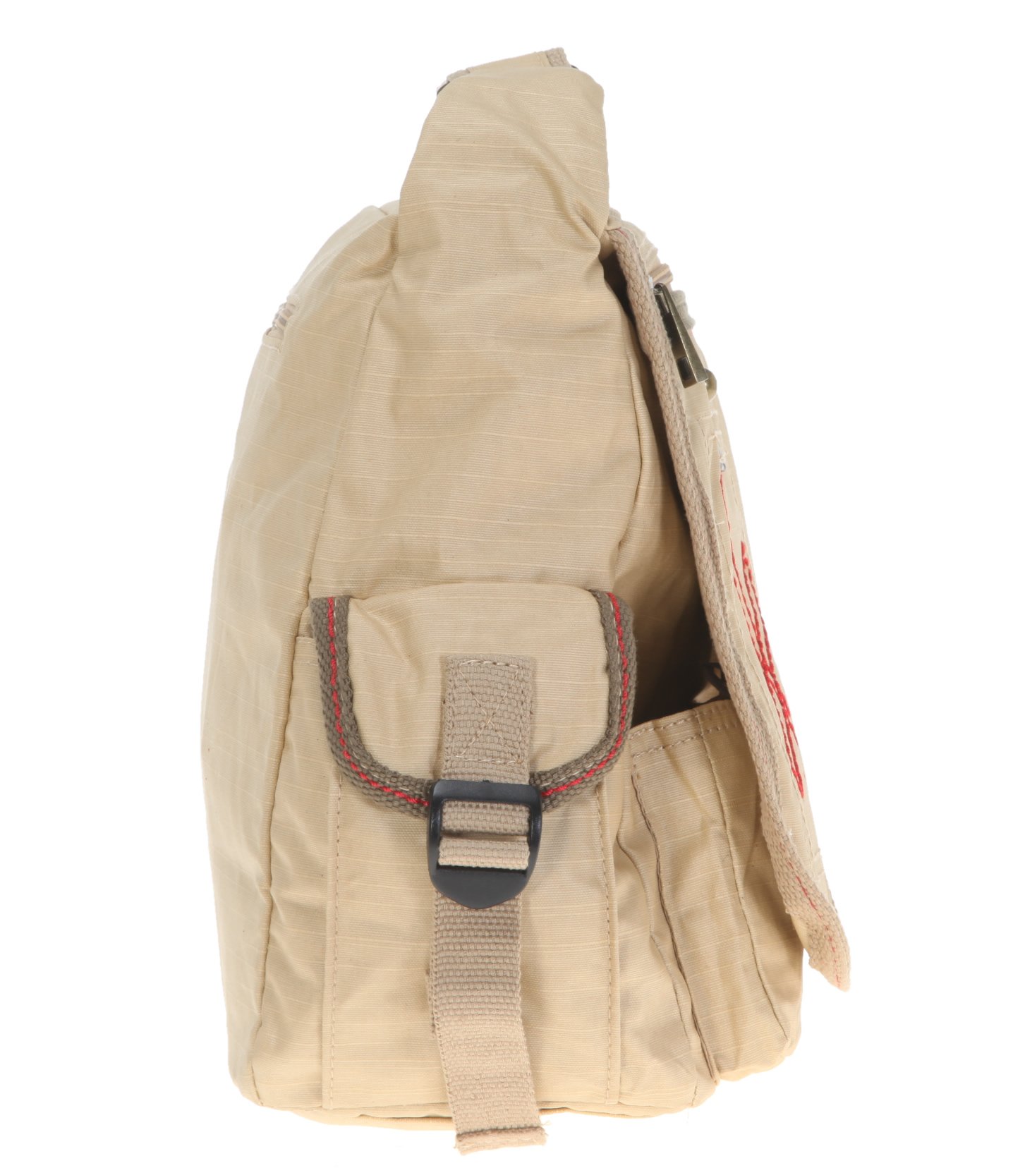 6 Teile Set: Wickeltasche ELEPHANT COATED Schultertasche + Wickelmatte + WIndelsafe + Kinderwagenfix (Sand)