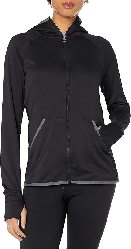 buzo con capucha Hanes Sport Performance Fleece Full Zip mujer