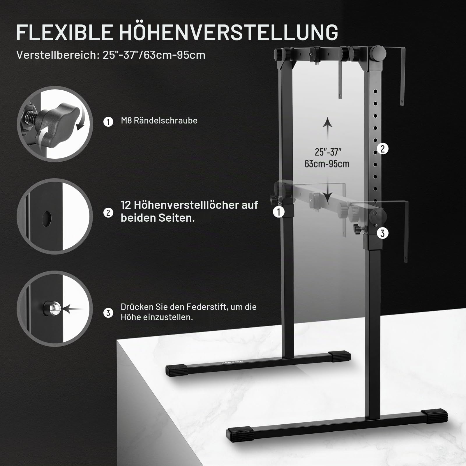 Neewer Überkopf Kamera Halterung Rig für Aufnahmen von oben nach unten mit 1s Schnellverschluss Arca Typ QR Platte – Bild 7