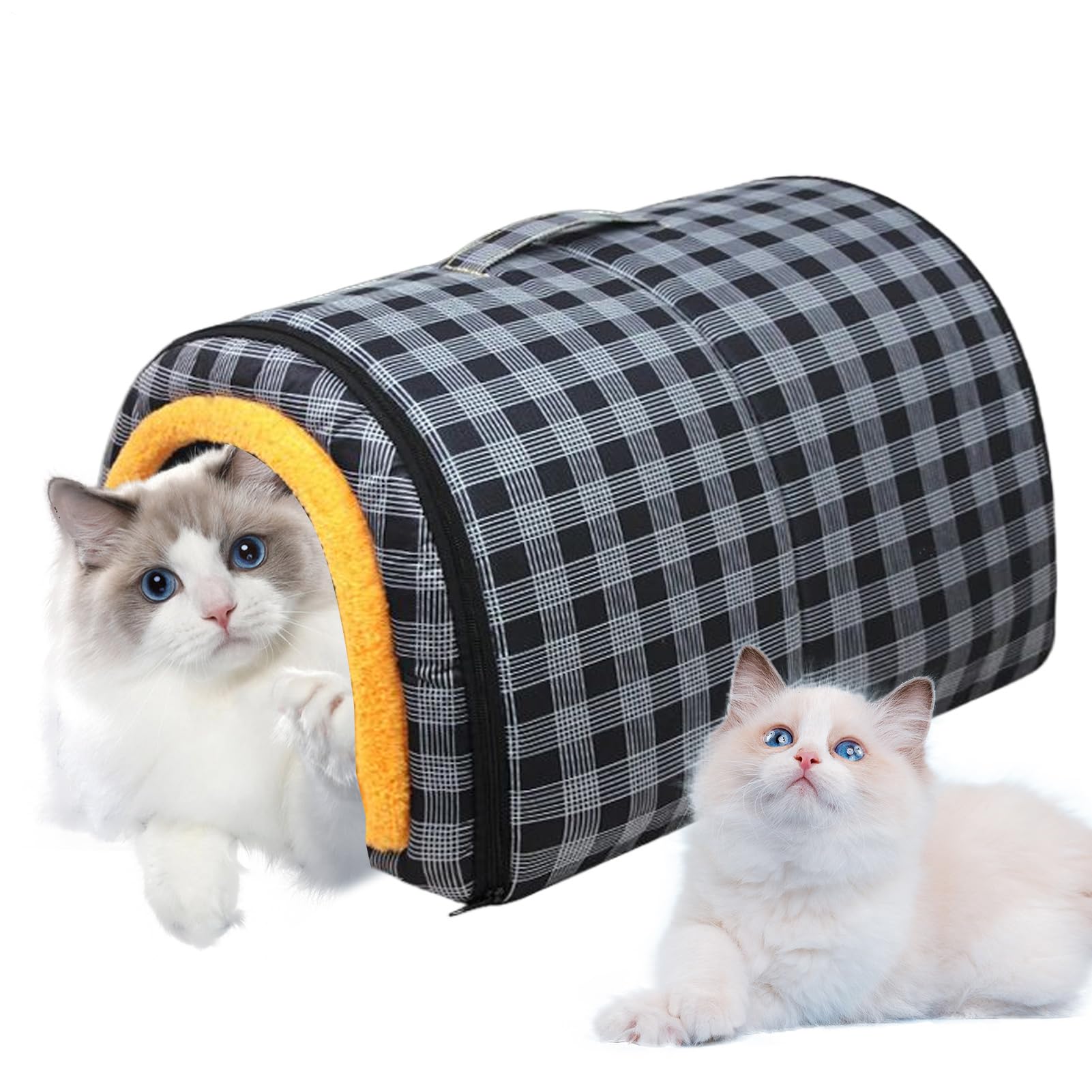 Cuccia Gatto Estiva Comoda Maniglia Superiore Per Animali Taglia Media | Cuccia Convertibile Cani Gatti Piccole e Grandi Taglie, Riposare su Balcone, Cortile, Giardino