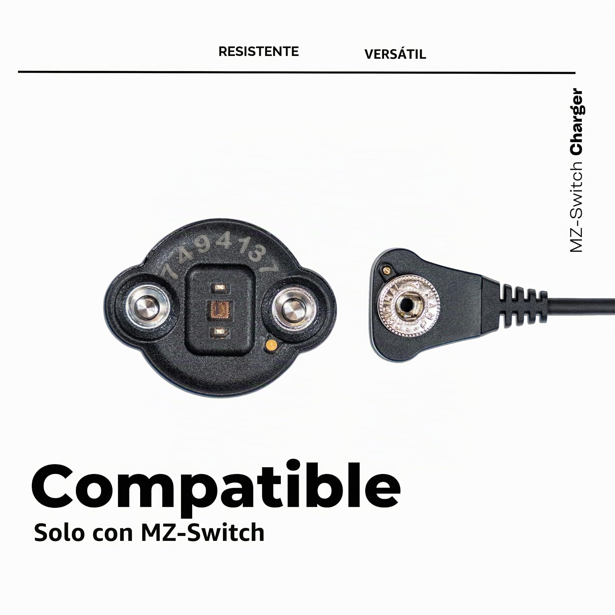 MYZONE Cable de carga de repuesto MZ-Switch: reemplazo de energía fiable para el rastreador de fitness MZ-Switch