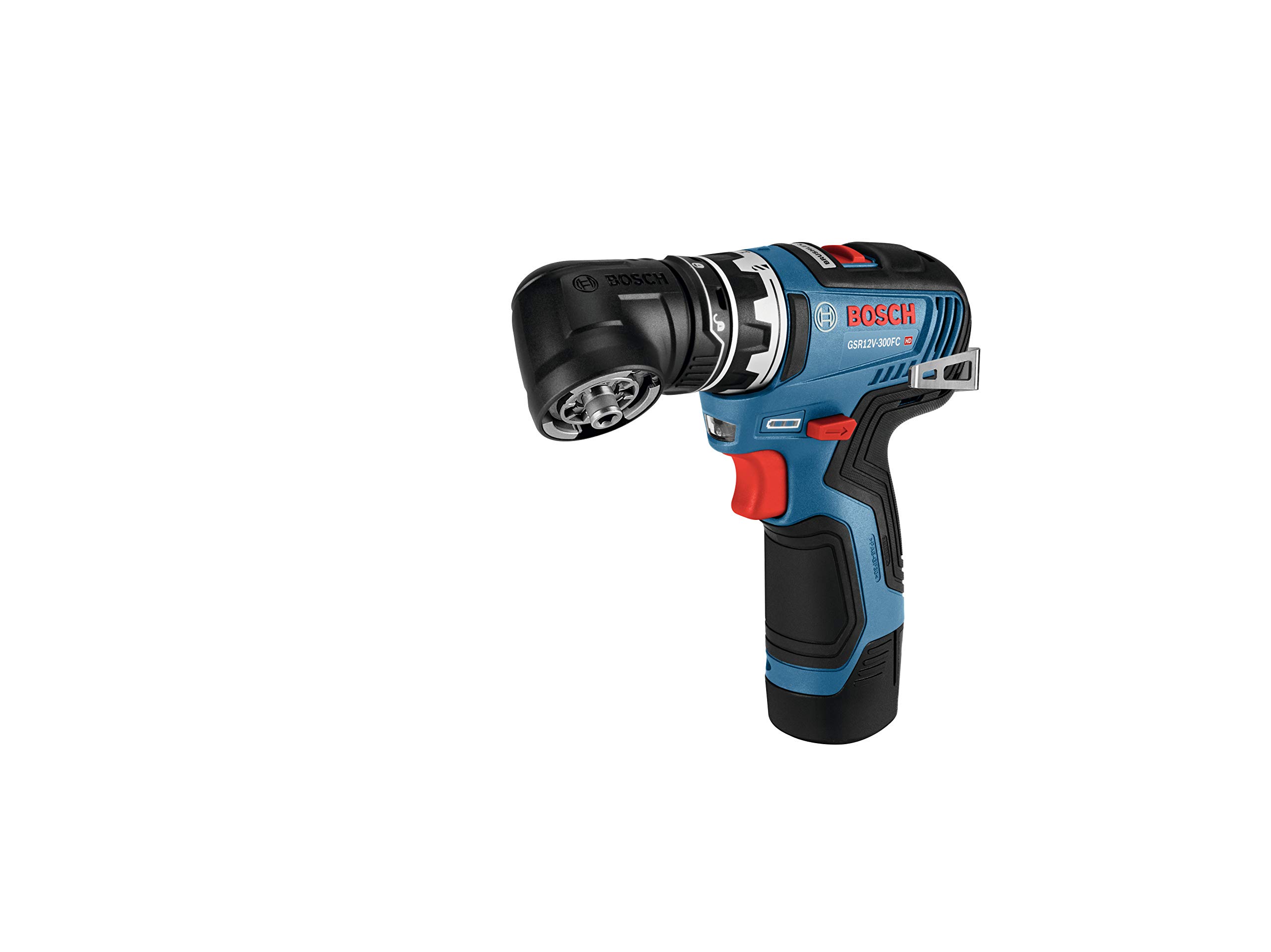 Bosch GSR12V-300FCB22 12V Max EC Brushless Flexiclick 5 en 1 Drill/Driver System with (2) 2.0 Ah Batteries