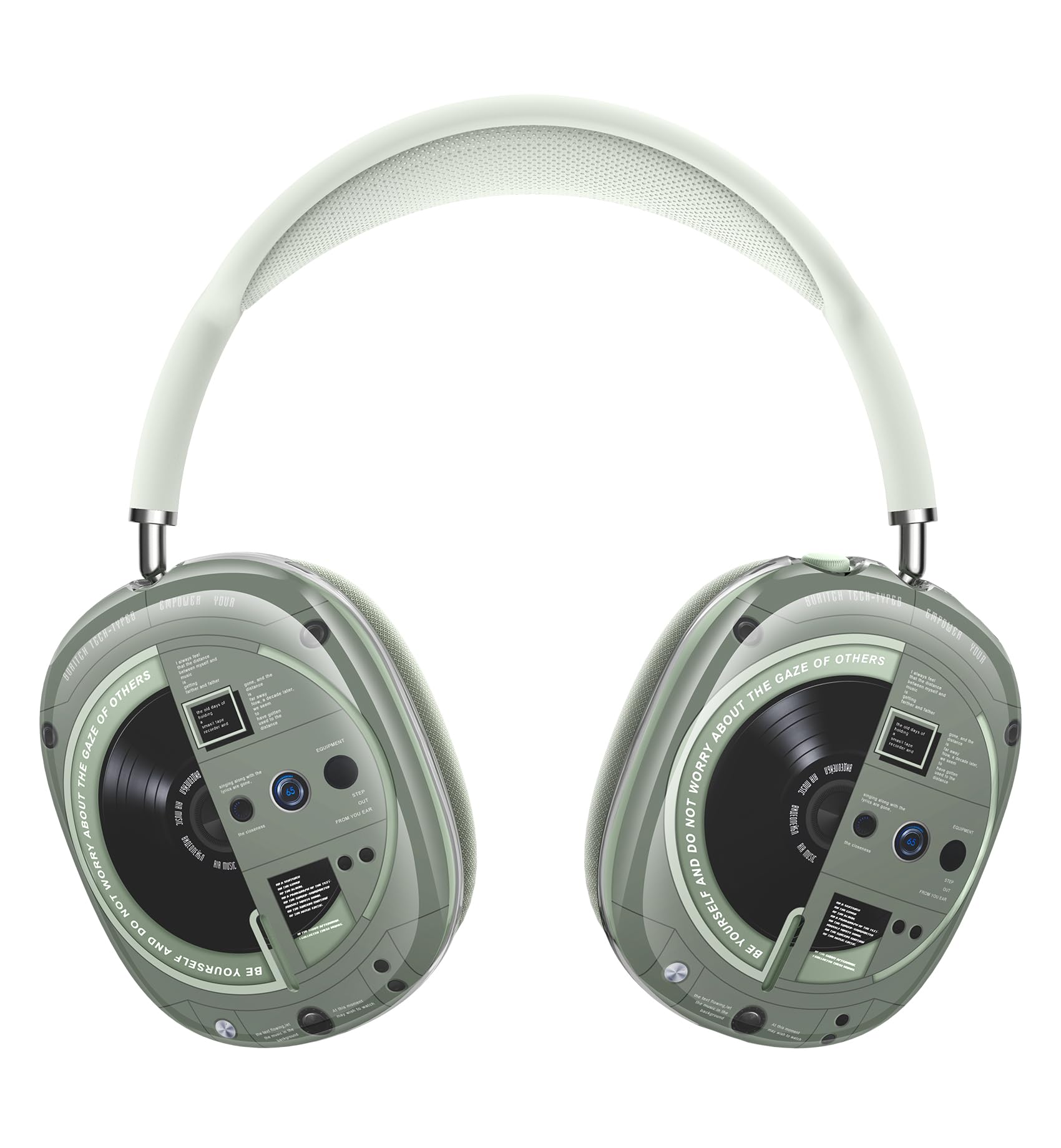 SURITCH for AirPods Max Case, TPU Anti-Scratch Ear Cups Cover for Apple AirPods Max - Green