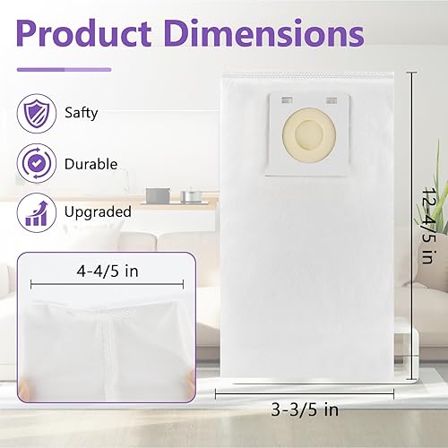 Miniatura 5 de Improvedhand Bolsas aptas para bolsas de vacío Ken-more IB600 compatibles con aspiradora vertical Ken-more Intuition Bagged BU4018, BU4020, BU4020,