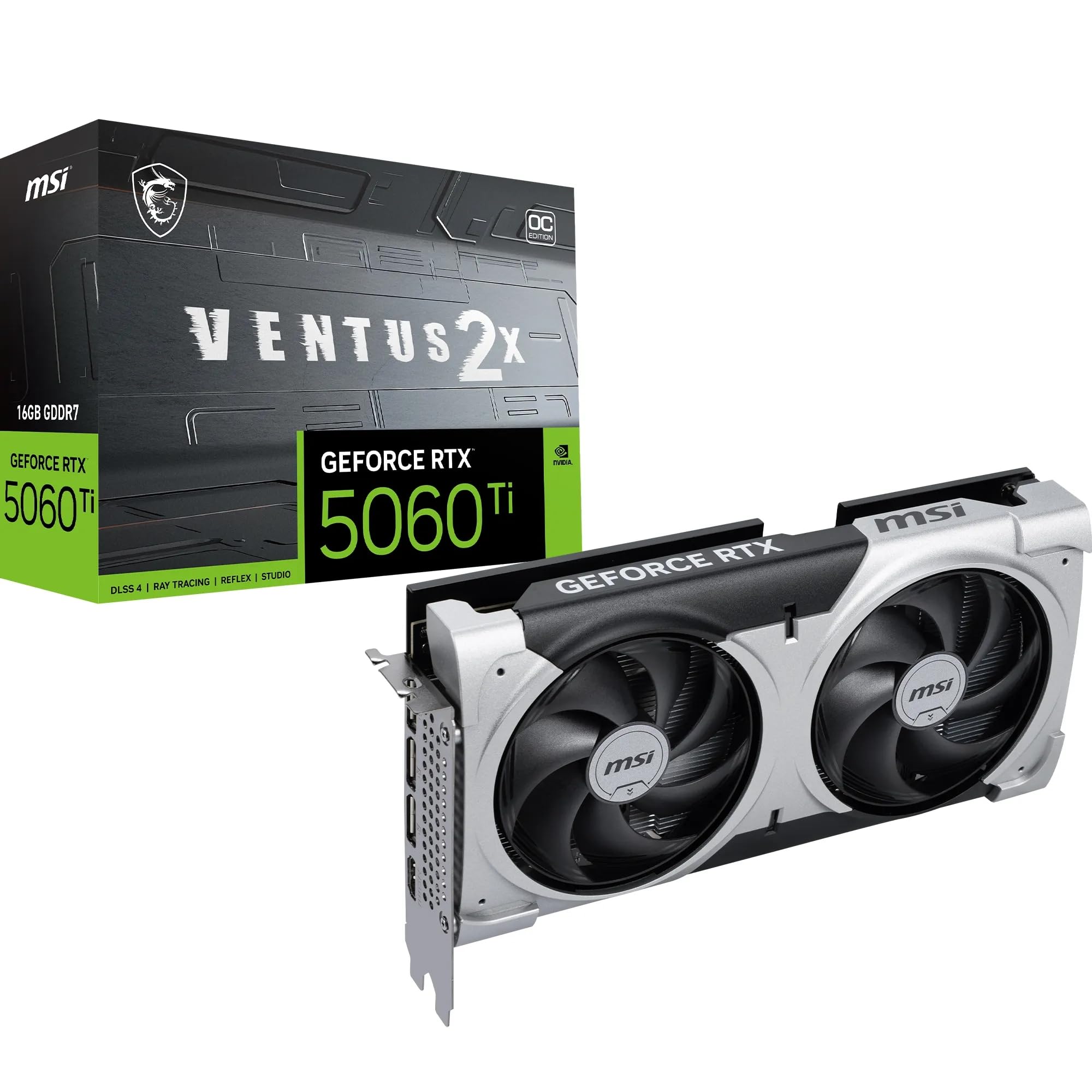 MSI RTX5060Ti VENTUS 2X OC PLUS 16GB