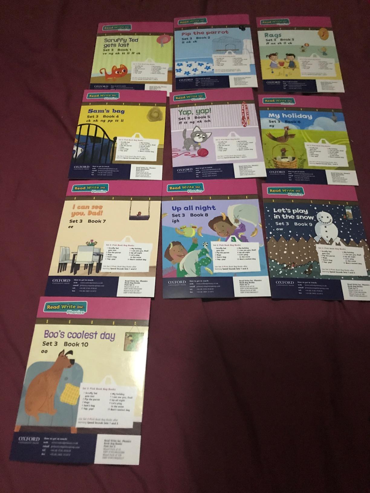 Read Write Inc. Phonics Book Bag Books: Pink Set 3 Storybooks Mixed ...