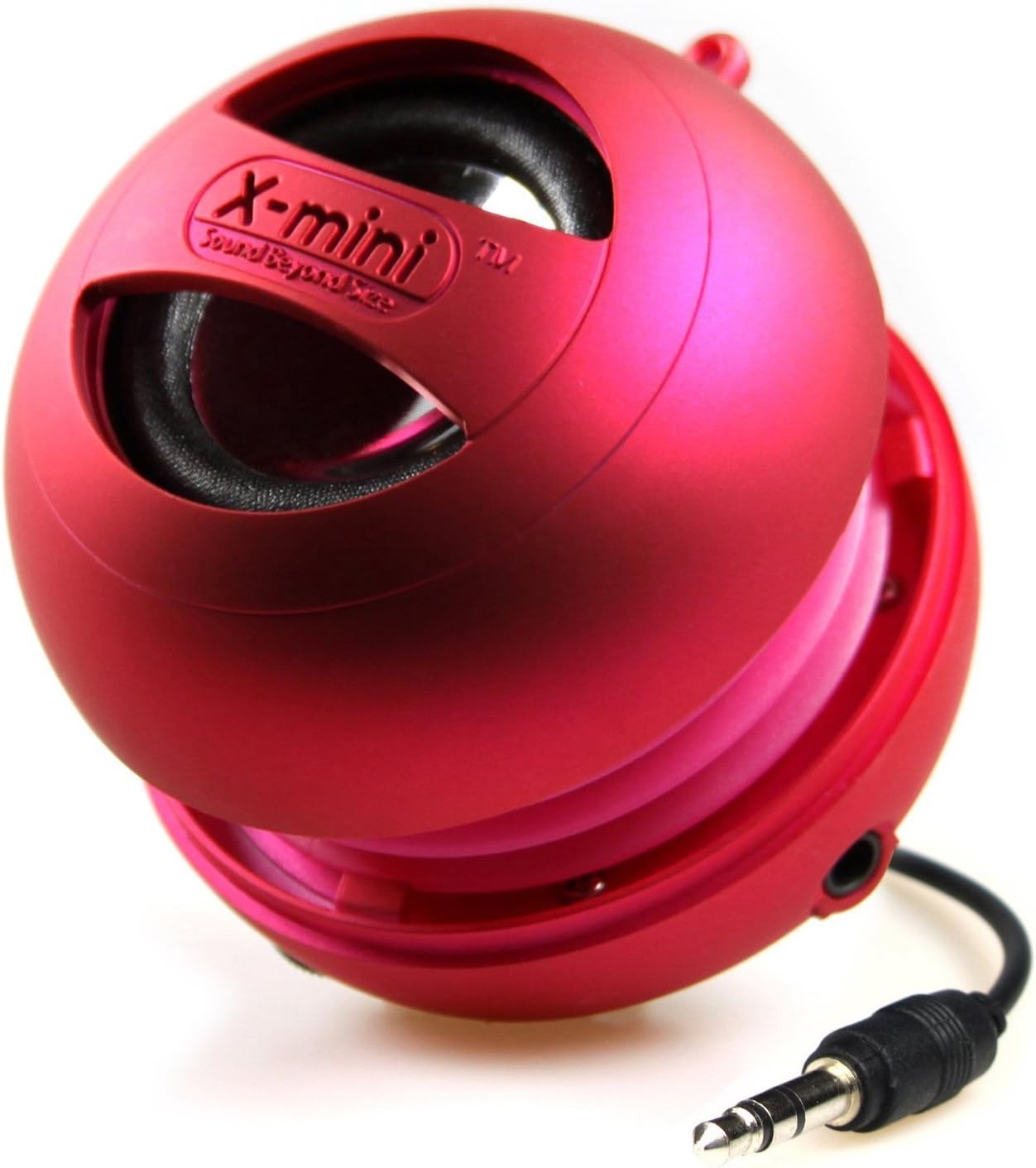 X-Mini II 2nd Generation Capsule Speaker with 3.5mm Jack Compatible with iPhone/iPad/iPod/Smartphones/Tablets/MP3 Player/Laptop - Pink