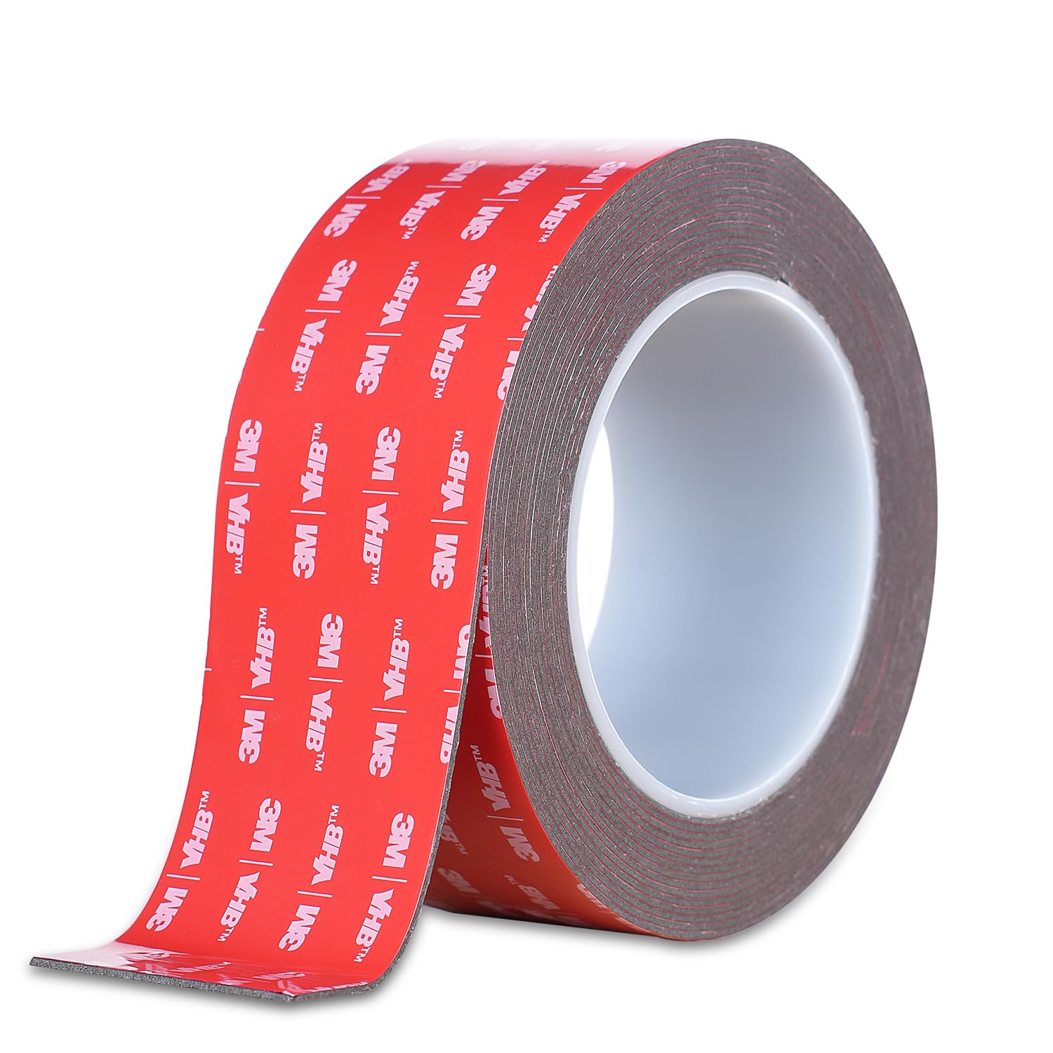 Double Sided Tape Heavy Duty, Waterproof Mounting Foam Tape, 16.5ft Length, 1.97in Width, High Temperature Resistant Adhesive Tape for Car, LED Strip Light, Office Decor, Uses 3M VHB 5952 Raw Material