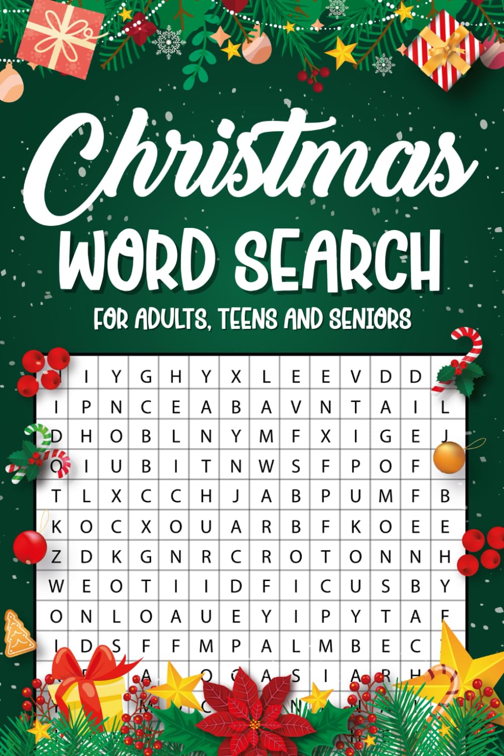 Adults Christmas Gift Ideas: Christmas Word Search For Seniors Large Print: 1500+ Holiday Words To Find, Cozy Winter Men & Women Presents, Activities ... & Fun (Teens Xmas Stocking Stuffers)